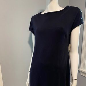 *NWT* Talbots Button Tee Dress